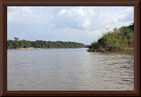 Bild 1: río Sipapo - Mündung in den río Orinoco