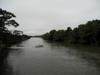 рис. 1: rio Aporé / rio do Peixe - bei Lagoa Santa