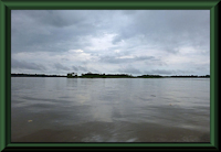 рис. 3: río Napo - nahe der Mündung in den Amazonas