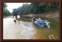 foto 1: Caño nahe Camp Lamari