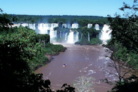 Bild 1: rio Iguaçu / río Iguazú