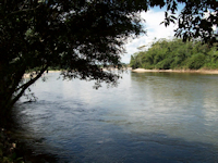 foto 1: rio Putumayo / rio Iça - Río Putumayo en el corregimiento de Santana