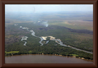foto 1: río Bita - vor der Mündung in den río Orinoco (unten)