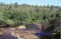 рис. 1: rio Santo Antônio - near Lençóis