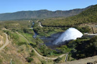 foto 1: río Ranchería - Río Ranchería unterhalb der Talsperre El Cercado