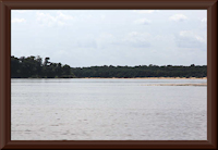 foto 1: río Vichada - Mündung aus Sicht des río Orinoco