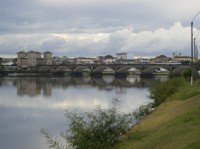 Bild 1: río Yaguarón / rio Jaguarão - Rio Jaguarão bei Río Branco