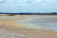Bild 1: rio Real - bei Ebbe, rio Real von links nach rechts, rio Piauí von hinten