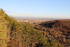 Alteburg - Kreuzchen - Blick ins Tal der Gera