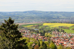 Schloss Altenstein  - Blick auf  Schweina