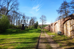 Schlosspark Bendeleben - westliche Mauer