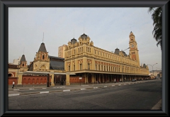 Der alte Bahnhof von Sao Paulo, 1901 gebaut.