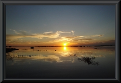 Sonnenuntergang am Lago Janauaca