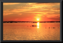 Sonnenuntergang am Lago Janauaca