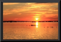 Sonnenuntergang am Lago Janauaca