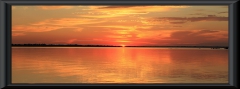 Sonnenuntergang am Lago Janauaca