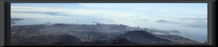 Blick vom Corcovado über Rio - im Hintergrund die Rio-Niteroi-Brücke (13290 m lang)