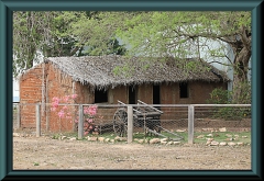 Das alte Bauernhaus auf dem Gelände der Pousada Rio Claro