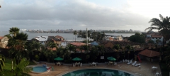 Blick auf den Rio Anil bei Flut