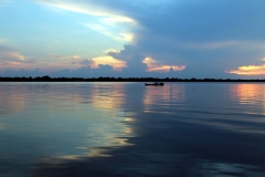 Sonnenuntergang am Rio Negro