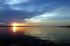 Sonnenuntergang am Rio Negro