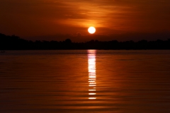 Sonnenuntergang am Rio Negro