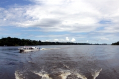 Ein Arm des Rio Solimões bei Tefé