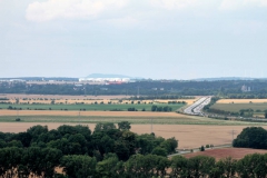 Blick von der Mühlburg zu den Hörselbergen