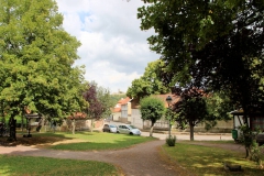 Blick vom Mühlberger Spring zur Mühlburg