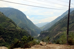 Blick ins Tal des Río Pastaza