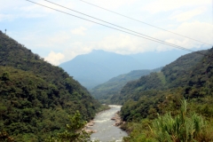 Blick ins Tal des Río Pastaza