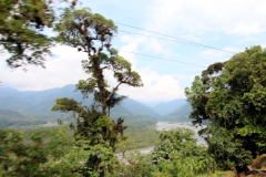 Blick ins Tal des Río Pastaza