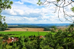 Blick über die Ilm-Saale-Platte (Süden)