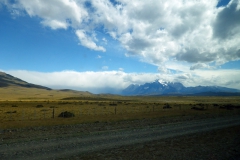 Blick auf das Torres del Paine-Massiv