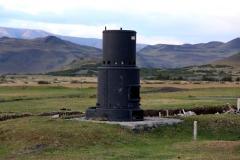 Ein alter Wasserboiler