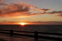 Sonnenaufgang bei Punta Arenas