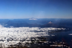 Vulkane Punziaguado, Tronador und Osorno
