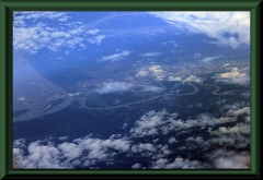 Blick auf Iquitos, Peru