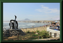 Die Bucht von Huanchaco