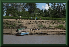 Siedlung am Amazonas-Ufer