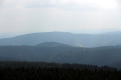 Schneekopf: Blick zum Kickelhahn