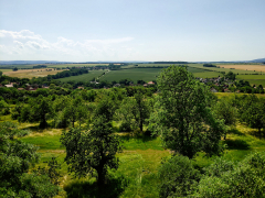 Blick zur Wasserburg Kapellendorf