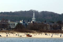 Blick von der Seebrücke Ahlbeck