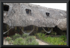 Die moderne Lodge in Camaima