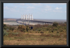 Die neue Brücke über den Orinoco bei Ciudad Guyana