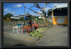 Straßenhändler nahe San Fernando