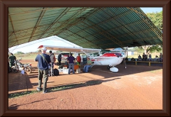 Ankunft auf dem Flugplatz von San Juan de Manapiare