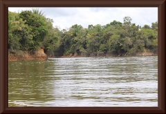 Die Mündung des Cano de Piedra in den Rio Ventuari