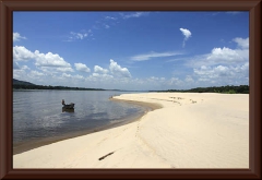 Wohl die schönste Sandbank zwischen Puerto Ayacucho und San Fernando de Atabapo