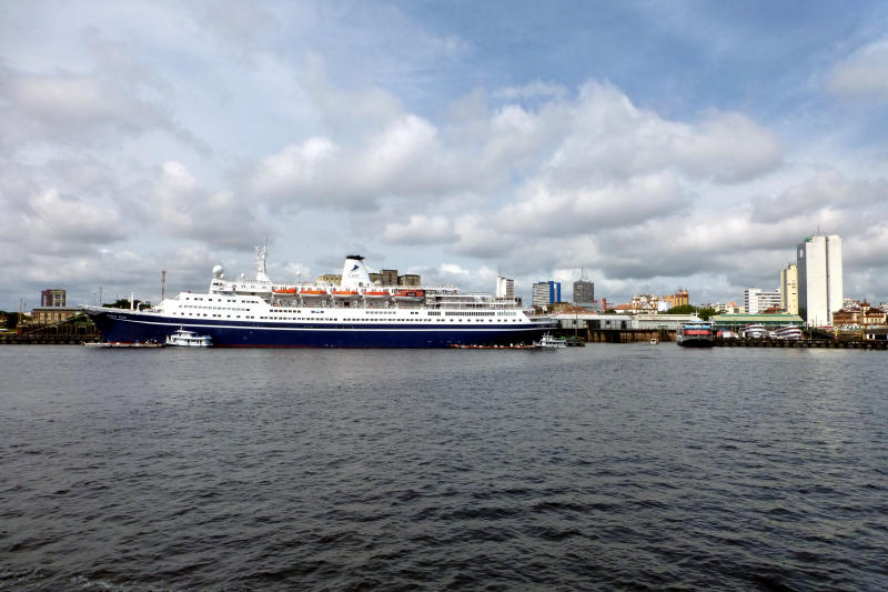 Manaus, vom Rio Negro aus gesehen